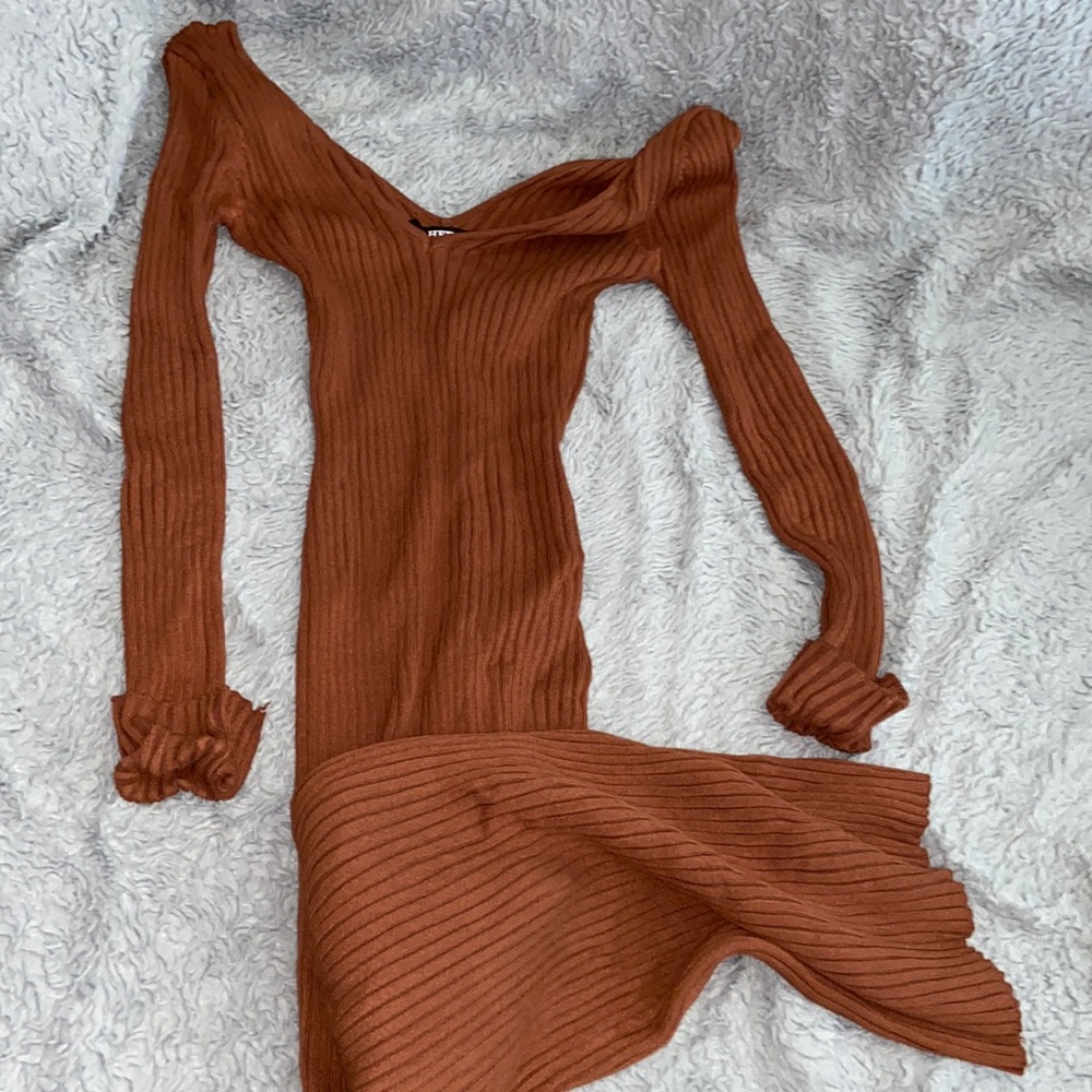 Long off the shoulder dress